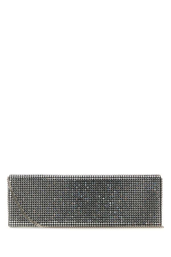 Amina Muaddi Embellished Satin Amini Paloma Clutch Size ONE SIZE - 5 Thumbnail