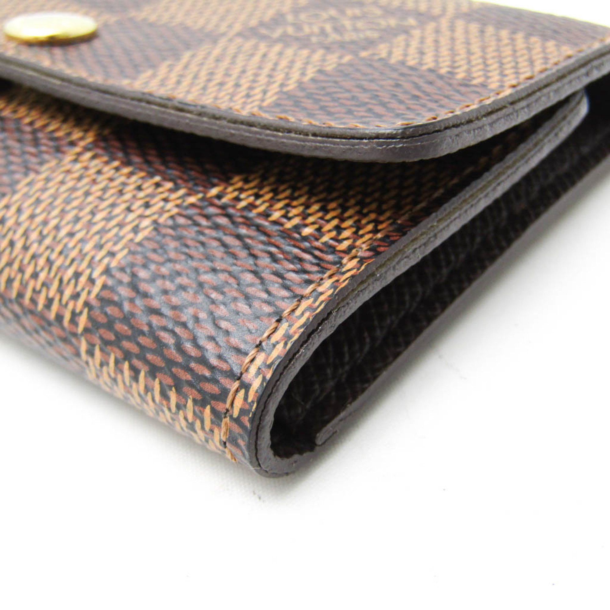 Louis Vuitton Louis Vuitton Damier Multicles 6 N62630 Men,Women Damier Canvas Key Case Ebene Size ONE SIZE - 4 Thumbnail