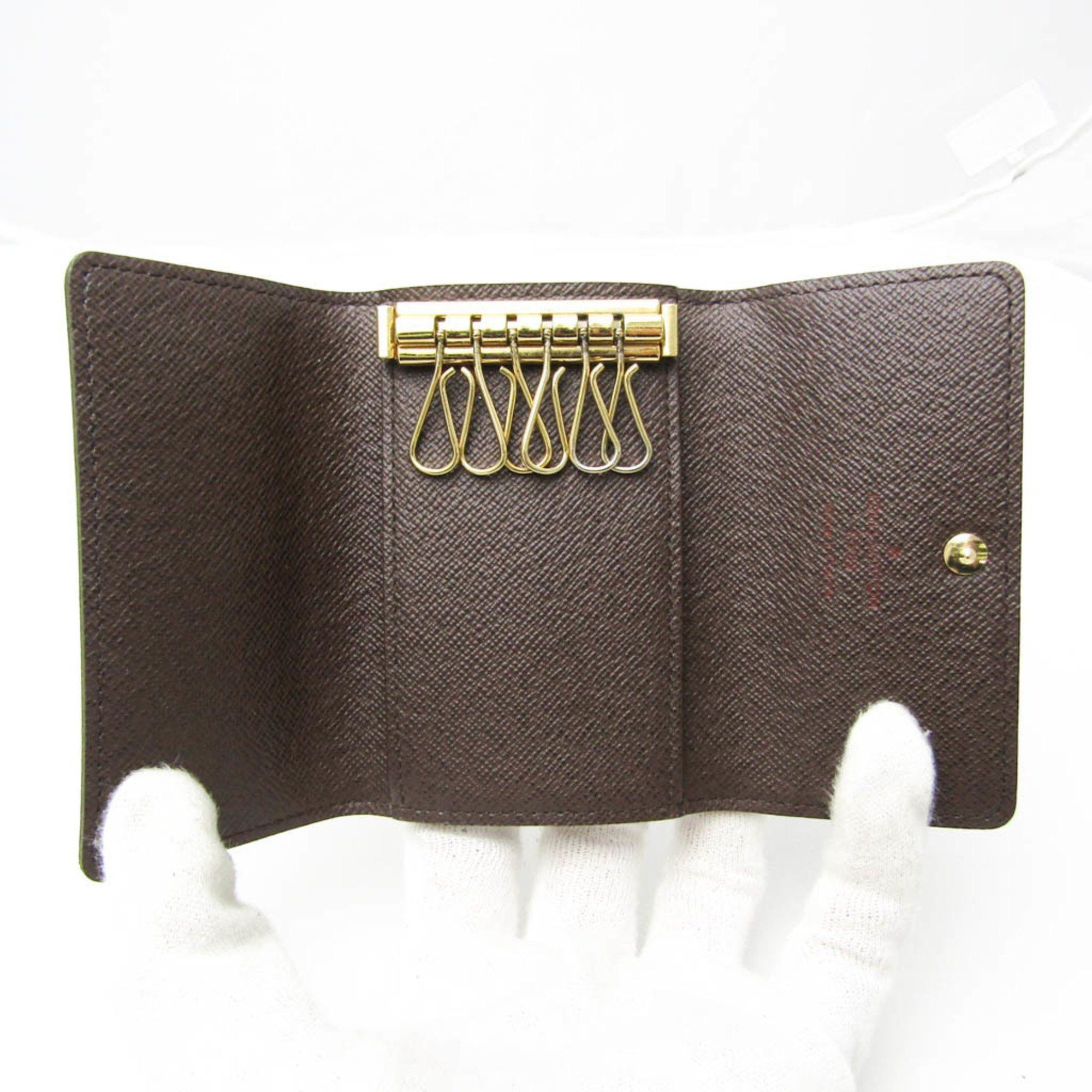 Louis Vuitton Louis Vuitton Damier Multicles 6 N62630 Men,Women Damier Canvas Key Case Ebene Size ONE SIZE - 3 Thumbnail