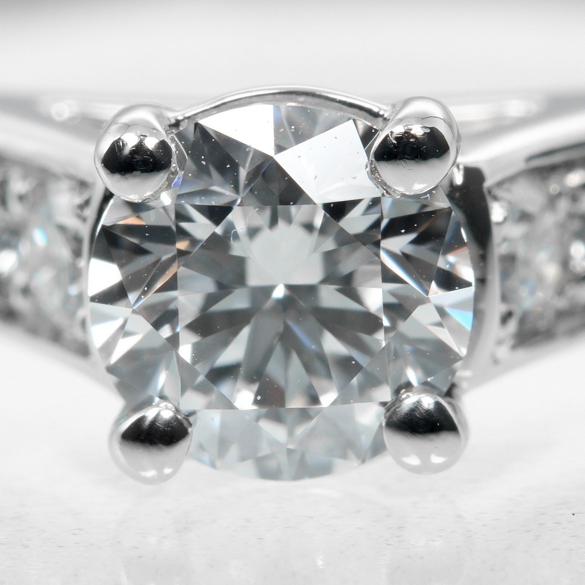 Van Cleef & Arpels Van Cleef & Arpels Romance Solitaire Ring Size 8 0.41ct VVS1/D/3EX Pt950 Platinum Diamond Size ONE SIZE - 5 Thumbnail
