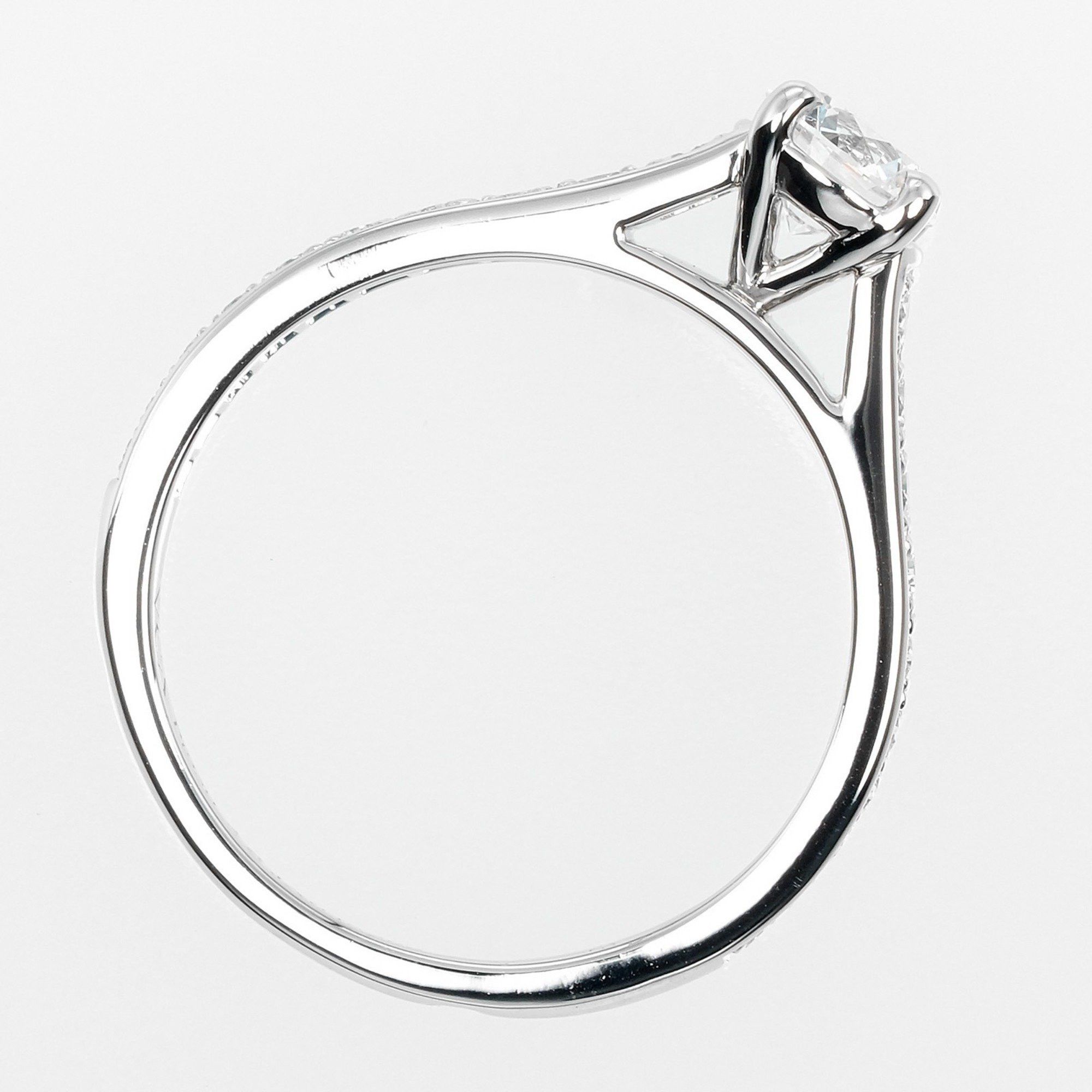Van Cleef & Arpels Van Cleef & Arpels Romance Solitaire Ring Size 8 0.41ct VVS1/D/3EX Pt950 Platinum Diamond Size ONE SIZE - 8 Thumbnail