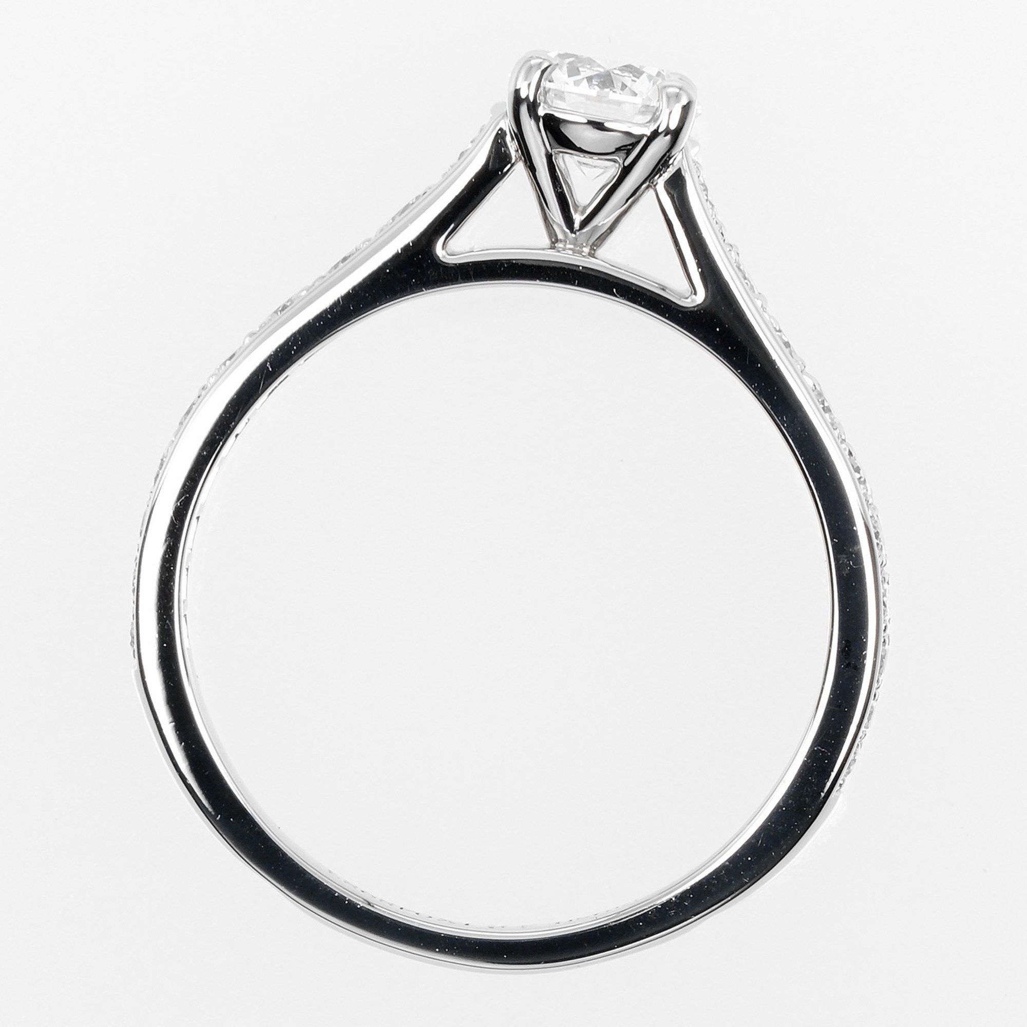 Van Cleef & Arpels Van Cleef & Arpels Romance Solitaire Ring Size 8 0.41ct VVS1/D/3EX Pt950 Platinum Diamond Size ONE SIZE - 7 Thumbnail