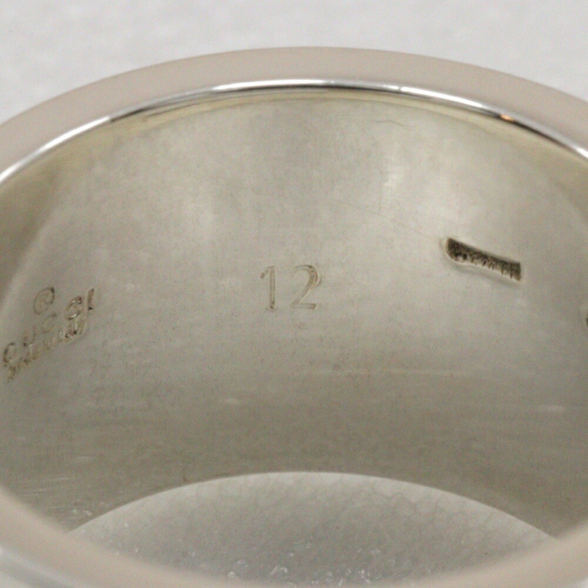 Gucci Gucci Branded G wide ring size 12 ring, silver 925, approx. 10.8g for women Size ONE SIZE - 7 Thumbnail