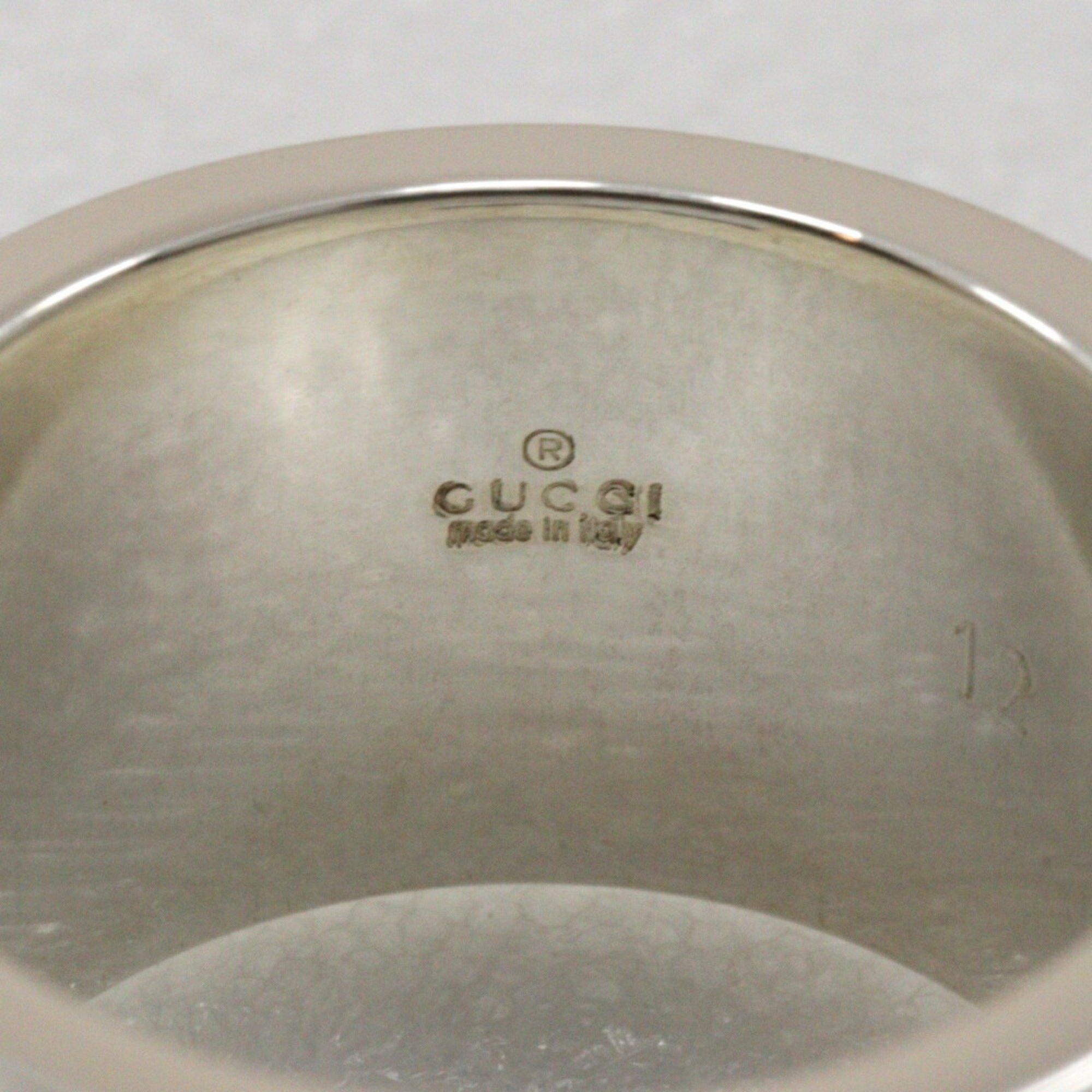Gucci Gucci Branded G wide ring size 12 ring, silver 925, approx. 10.8g for women Size ONE SIZE - 6 Thumbnail
