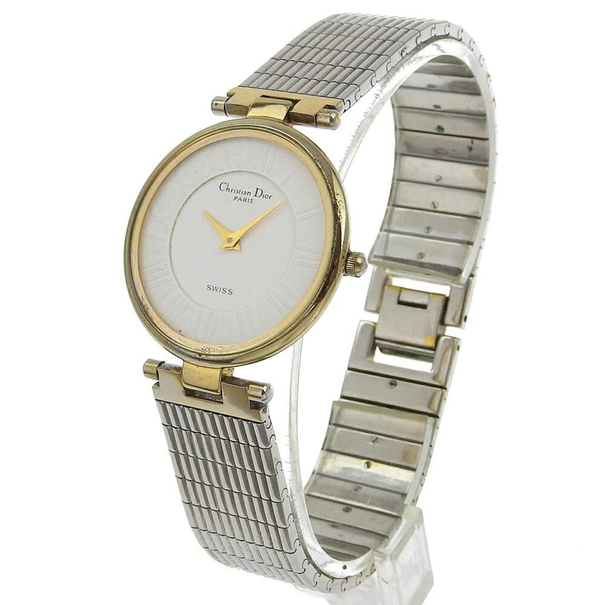 Christian Dior Watch 4715032 Stainless Steel x Gold Plated Quartz