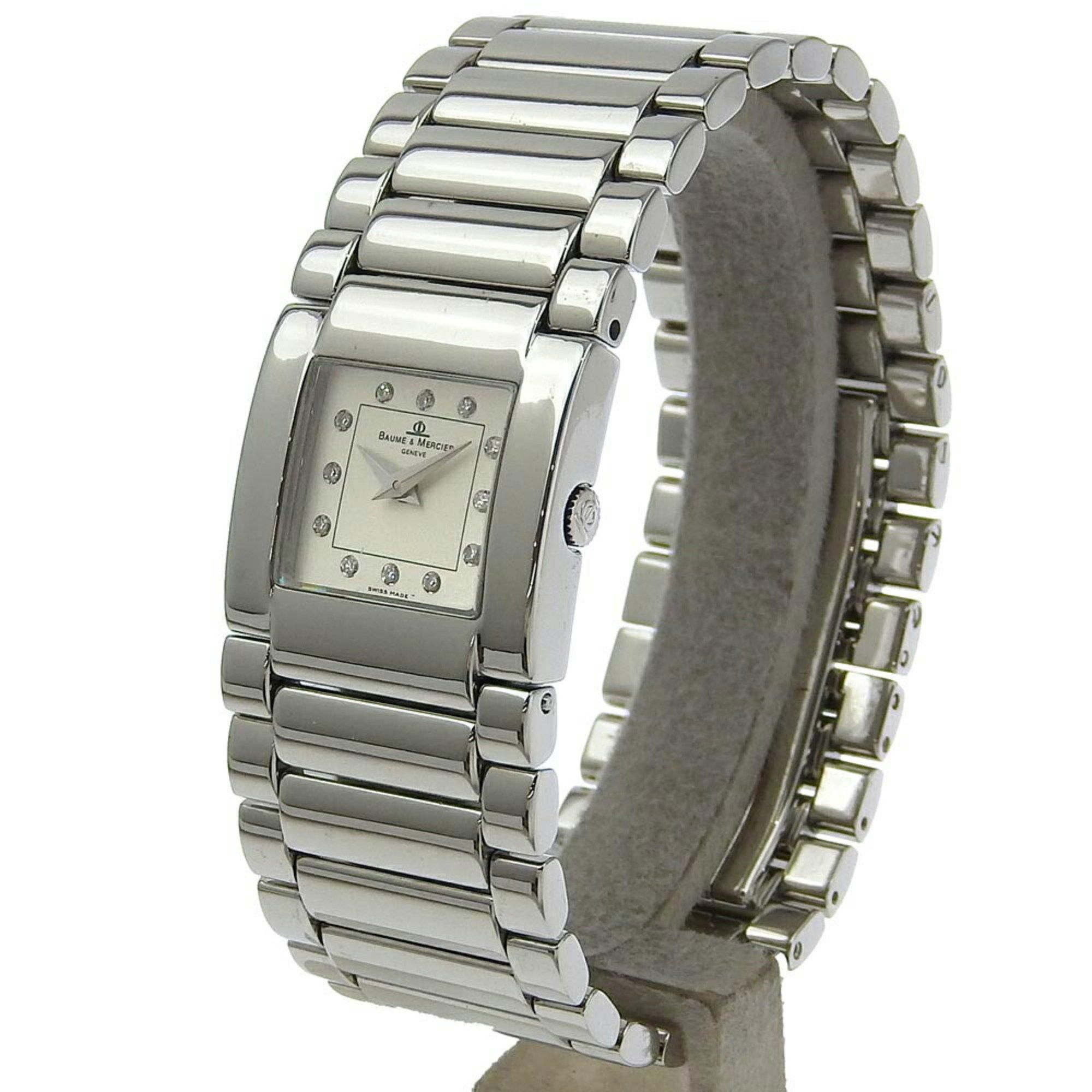 Other Baume & Mercier Catwalk Watch 12P Diamond MV045219 Stainless Steel Quartz Analog Display White Dial Ladies Size ONE SIZE - 2 Thumbnail