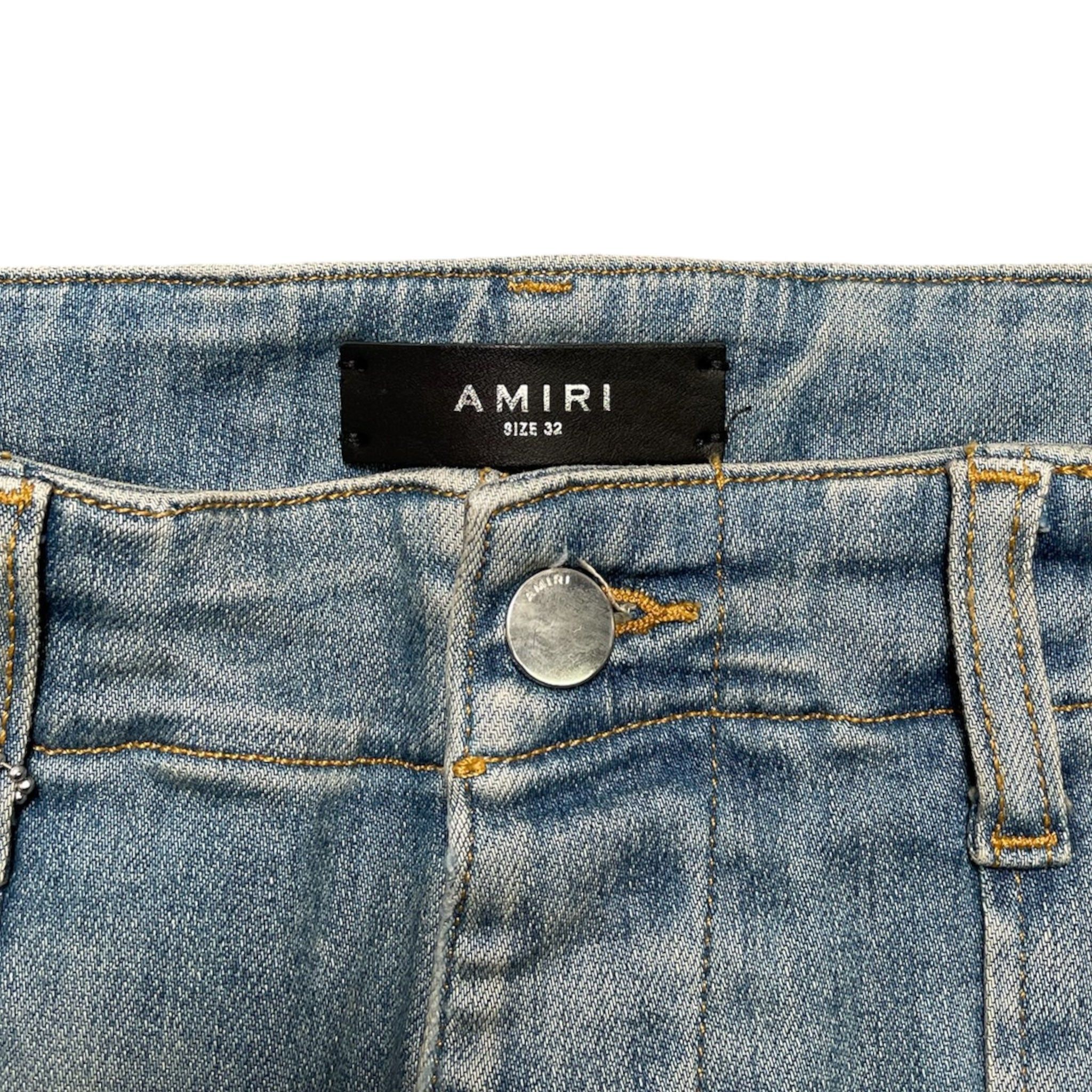 Amiri Amiri Tactical Cargo Jeans Antique Indigo Size US 32 / EU 48 - 4 Thumbnail