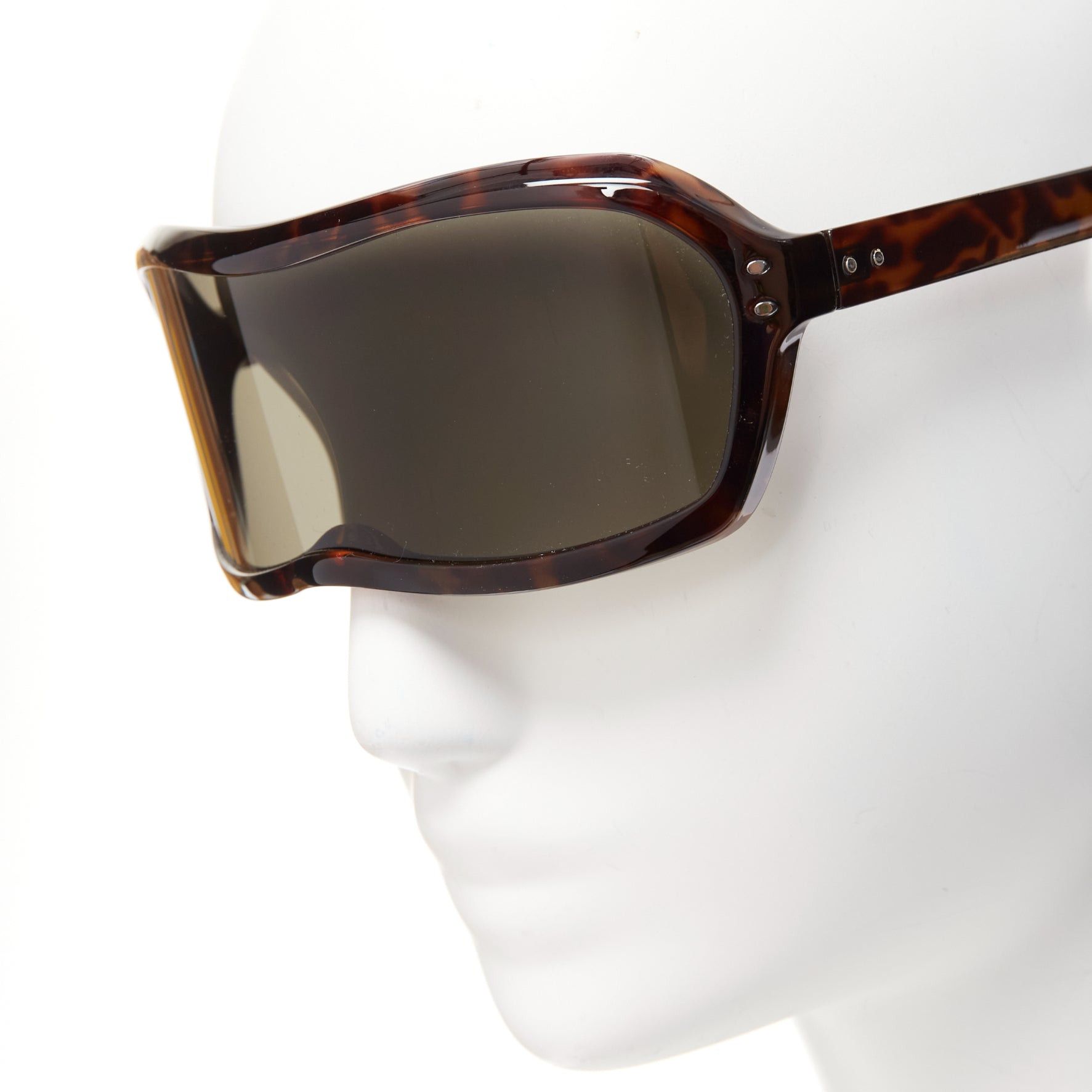 小物 Maison Martin Margiela Incognito rare MAISON MARTIN MARGIELA Incognito brown tortoise shield
