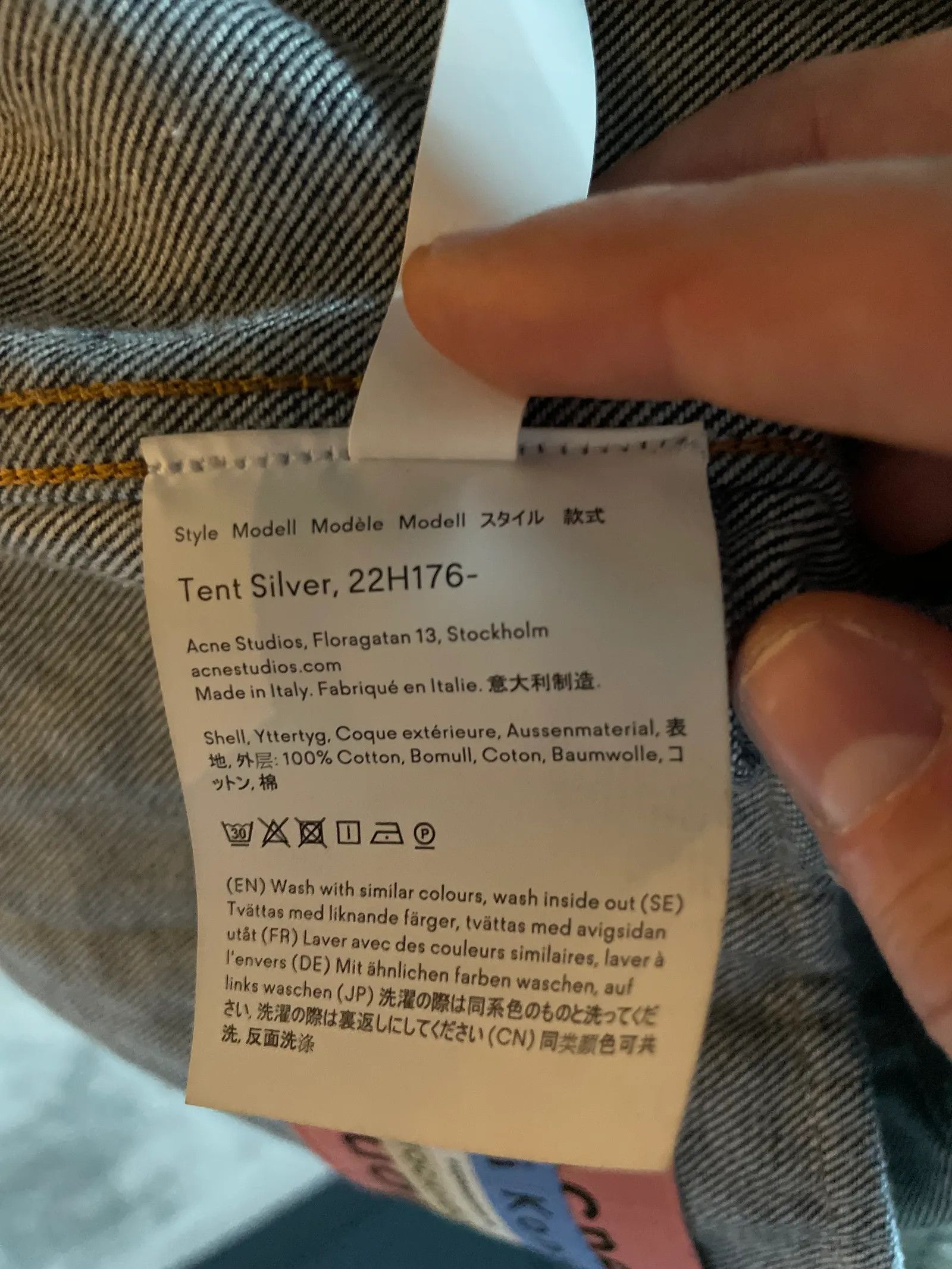 Acne Studios Acne Studios Tent Silver Jacket Size M / US 6-8 / IT 42-44 - 3 Thumbnail