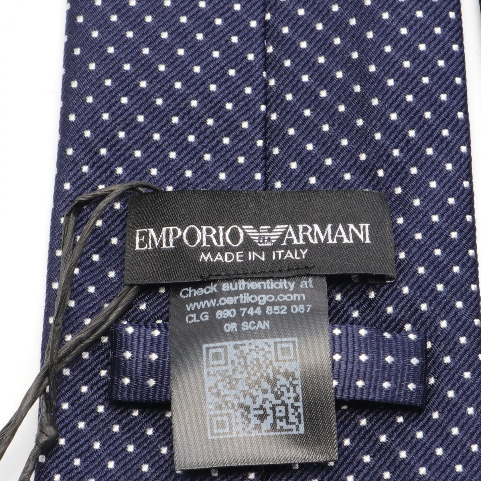 Armani Armani Emporio Armani Silk Tie Others Necktie Size ONE SIZE - 4 Thumbnail