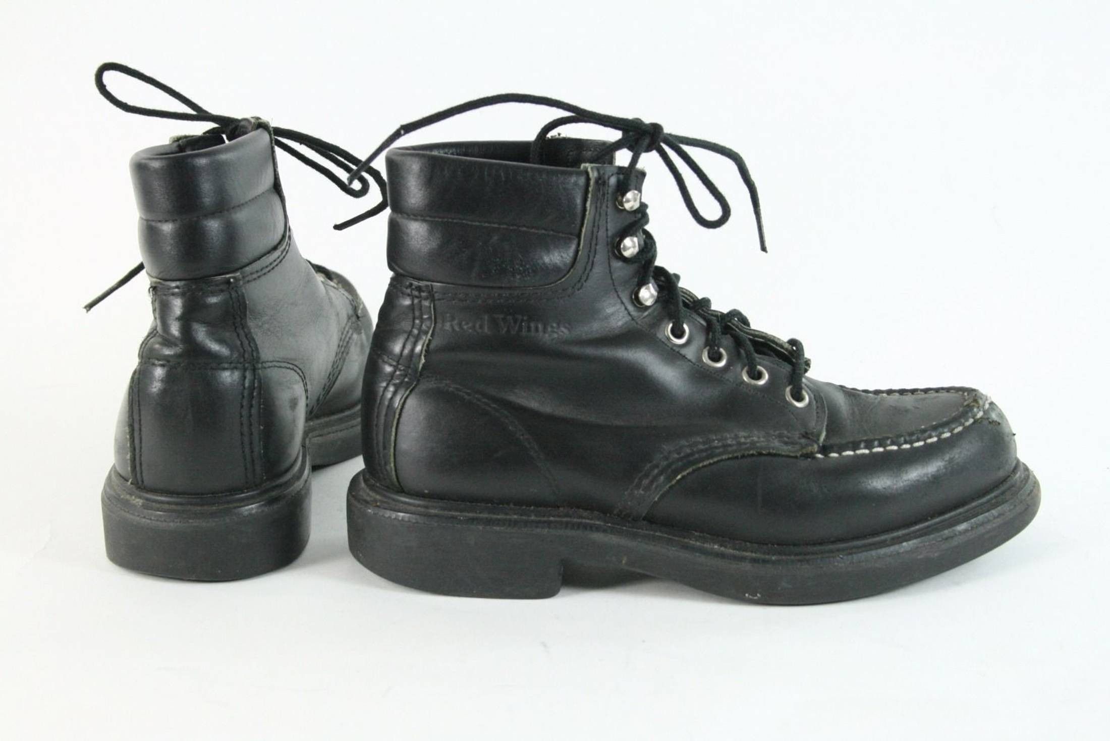 Red Wing Japanese exclusive 8133 moc toe supersole black