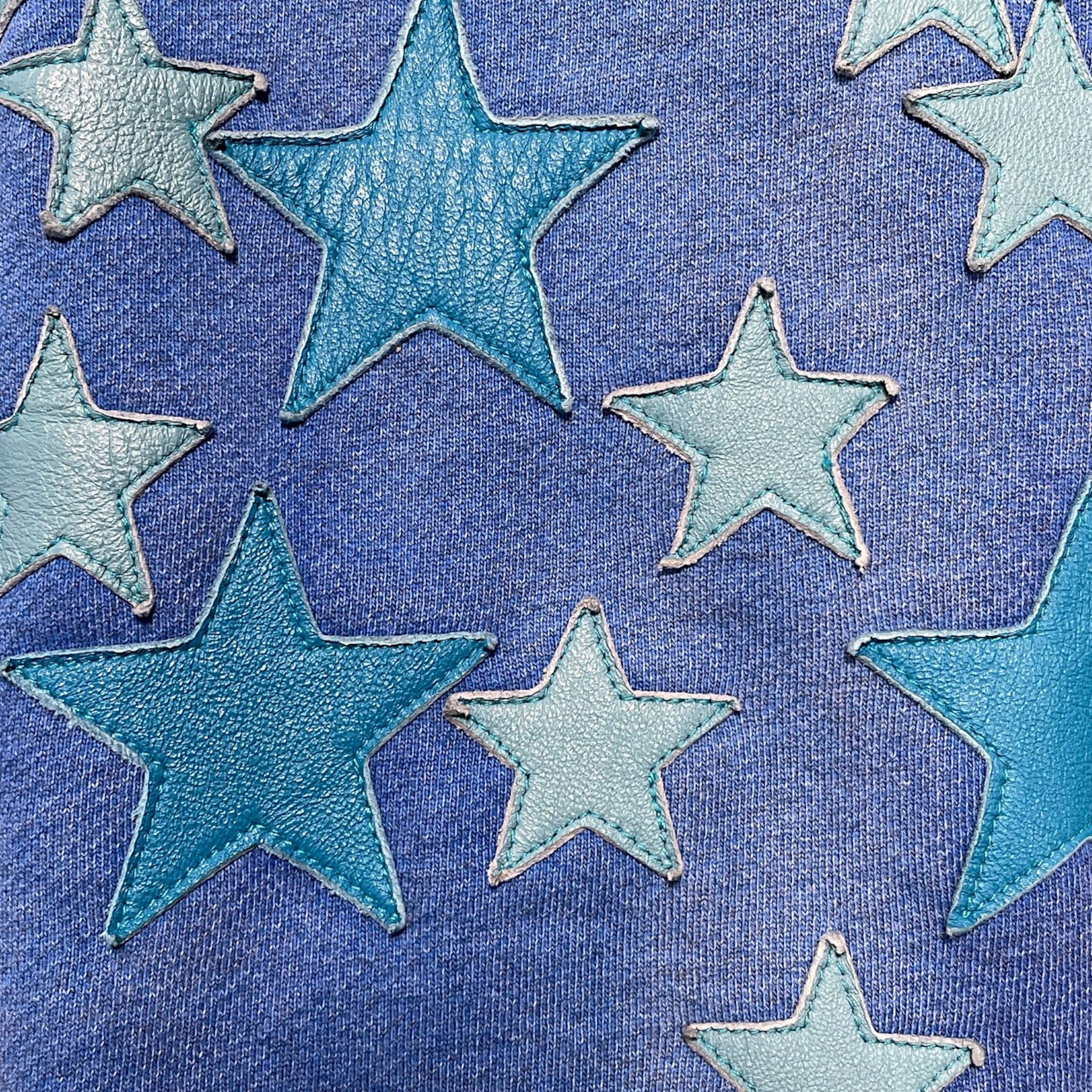 Amiri Amiri Pigment Spray Star Hooded Sweatshirt Heather Carolina Size US M / EU 48-50 / 2 - 3 Thumbnail