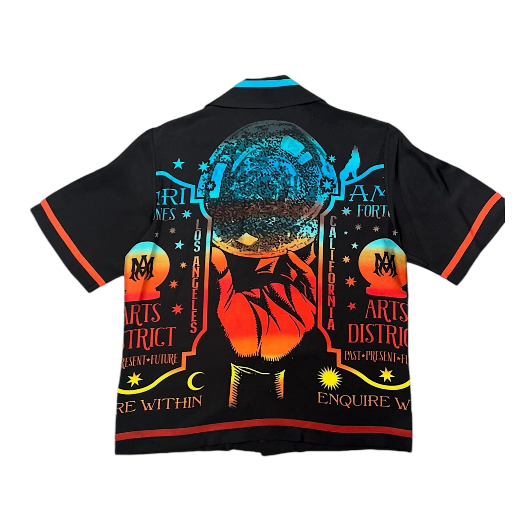 AMIRI Men's Fortune Bowling Shirt in Alabaster Amiri