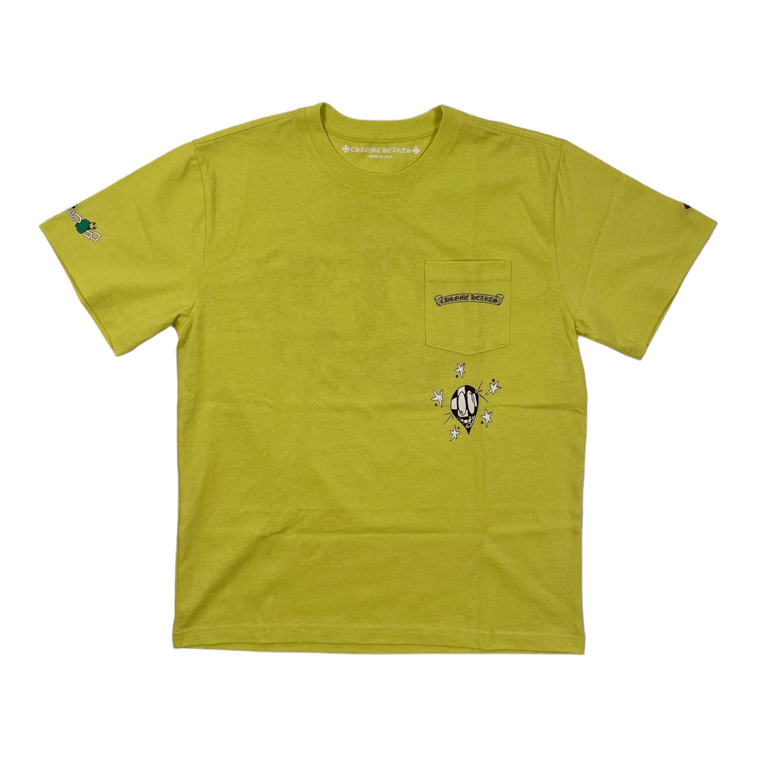 Chrome Hearts x Matty Boy Link Logo Short Sleeve Tee Shirt