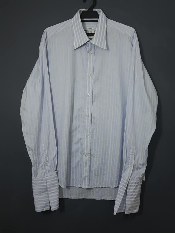 Versace Versace Collection Stripes button Up Size US XL / EU 56 / 4 - 1 Thumbnail