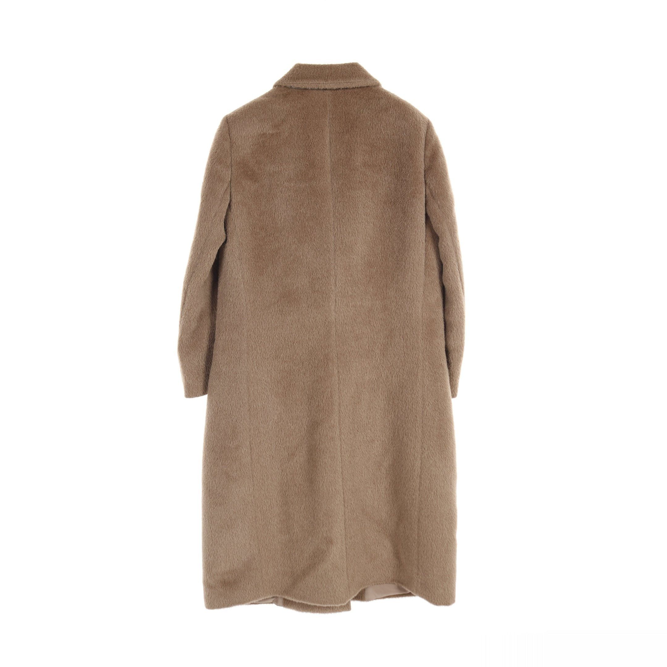 Brunello Cucinelli Brunello Cucinelli Fur Coat Alpaca Wool Gray Brown Size ONE SIZE - 2 Thumbnail