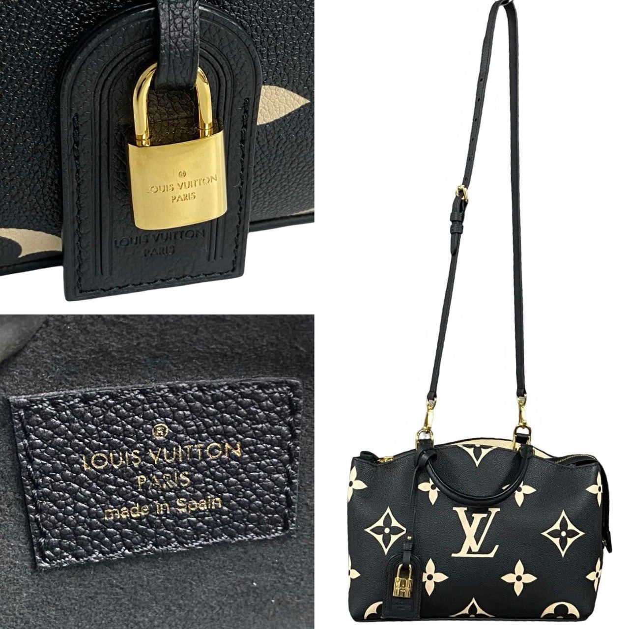 Louis Vuitton Louis Vuitton Shoulder Bag Black Leather Size ONE SIZE - 3 Thumbnail