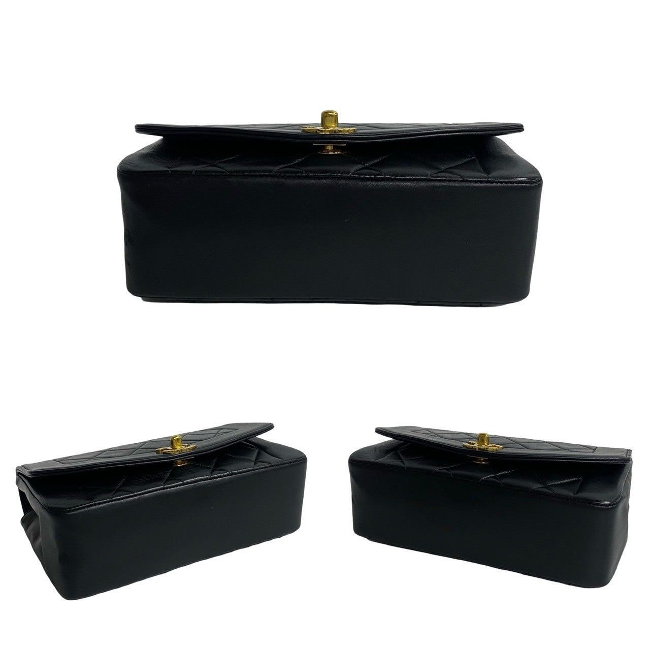 Chanel Chanel Shoulder Bag Black Lambskin Size ONE SIZE - 6 Thumbnail