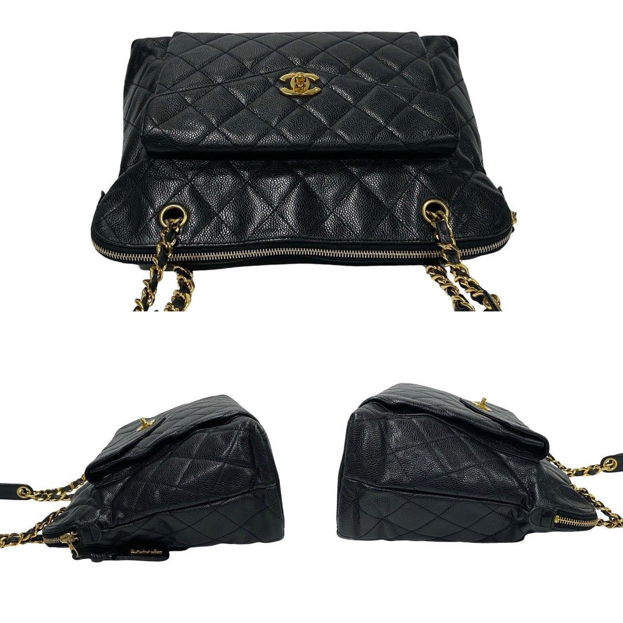 Chanel Chanel Shoulder Bag Black Caviar Size ONE SIZE - 5 Thumbnail