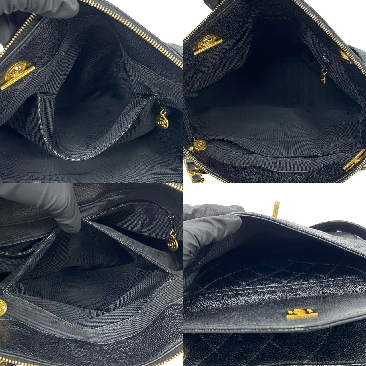 Chanel Chanel Shoulder Bag Black Caviar Size ONE SIZE - 9 Thumbnail