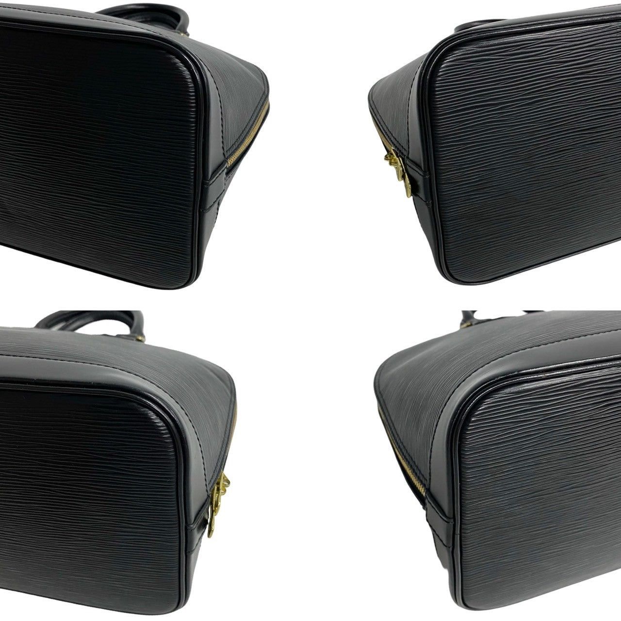 Louis Vuitton Louis Vuitton Handbag Black Leather Size ONE SIZE - 7 Thumbnail