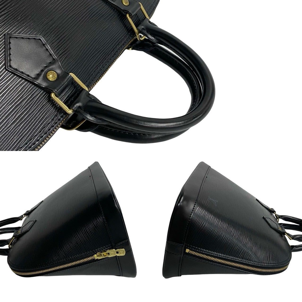 Louis Vuitton Louis Vuitton Handbag Black Leather Size ONE SIZE - 5 Thumbnail