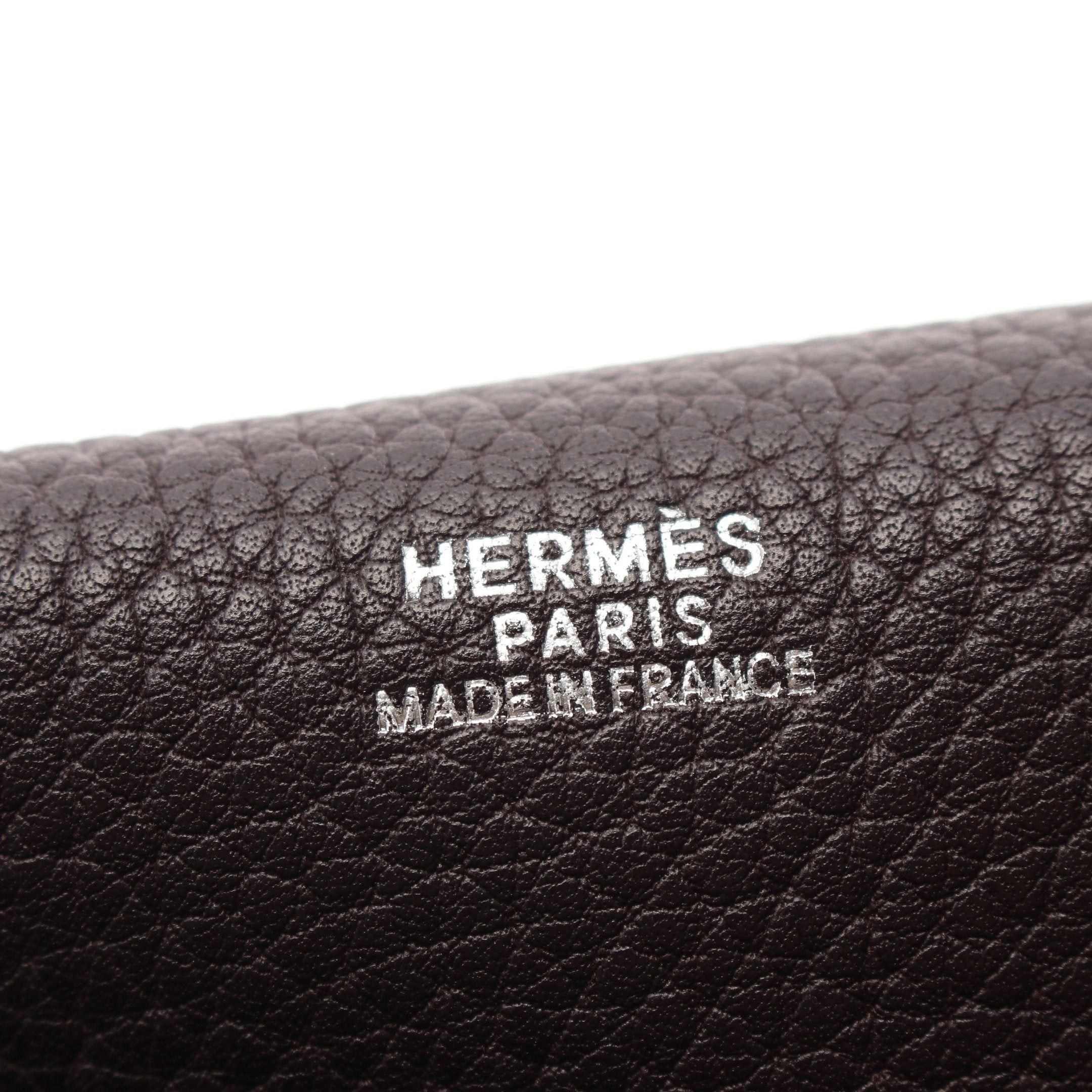 Hermes Hermes Victoria Messenger Shoulder Bag Toile Officier Leather Dark Brown Silver Hardware □B Stamp (Manufactured Around 1998) Size ONE SIZE - 4 Thumbnail