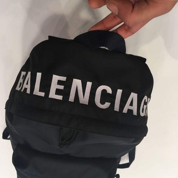Balenciaga Embroidered Logo Wheel Print Explorer Backpack | Grailed