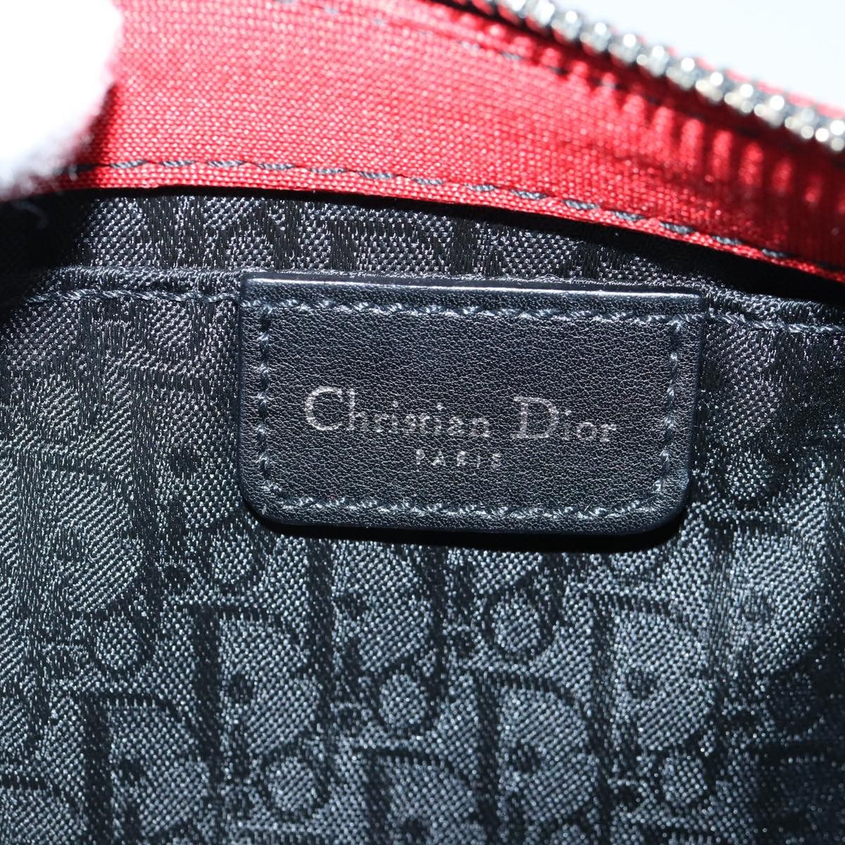 Dior Hardcore Red Silk Shoulder Bag (Pre-Owned) Size ONE SIZE - 15 Thumbnail