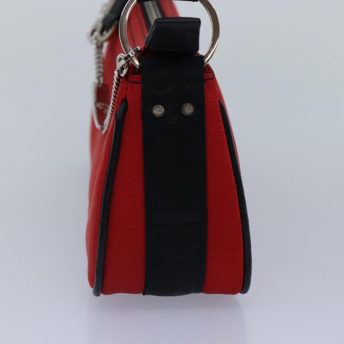 Dior Hardcore Red Silk Shoulder Bag (Pre-Owned) Size ONE SIZE - 3 Thumbnail