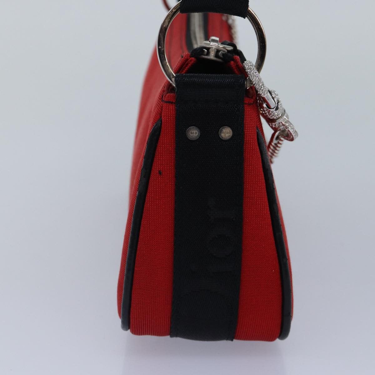 Dior Hardcore Red Silk Shoulder Bag (Pre-Owned) Size ONE SIZE - 4 Thumbnail