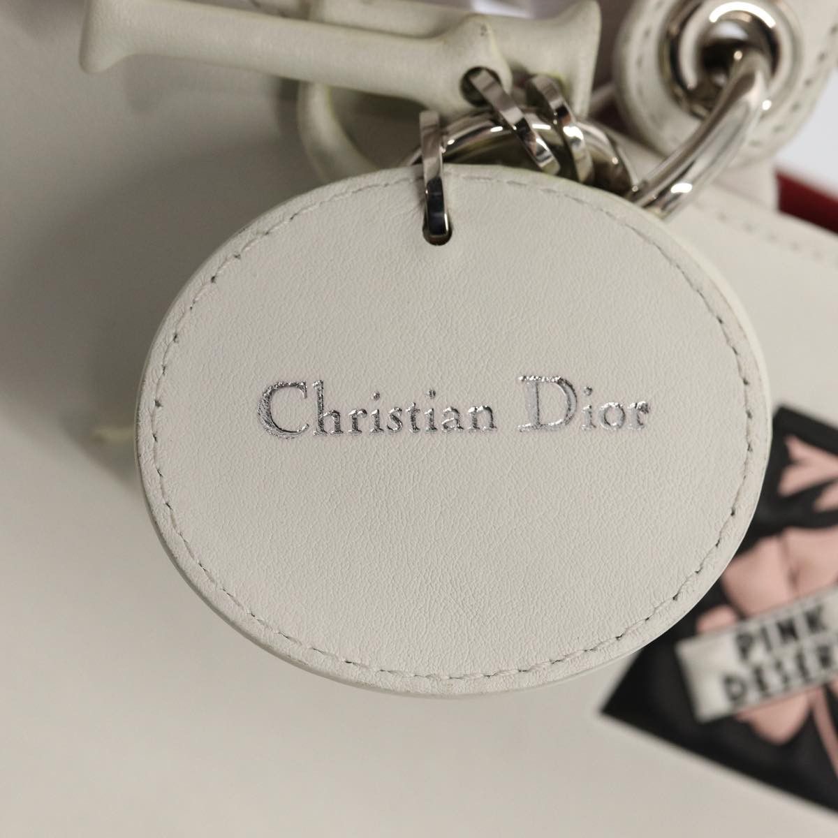 Dior Lady Beige Leather Shoulder Bag (Pre-Owned) Size ONE SIZE - 17 Thumbnail