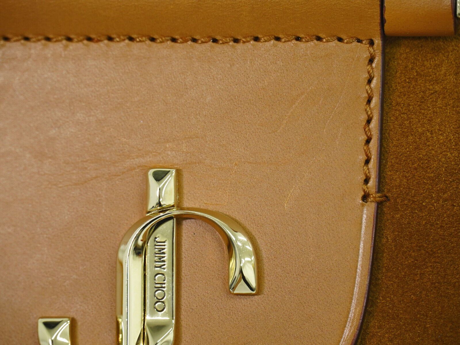 Jimmy Choo Brown Suede Handbag (Pre-Owned) Size ONE SIZE - 19 Thumbnail
