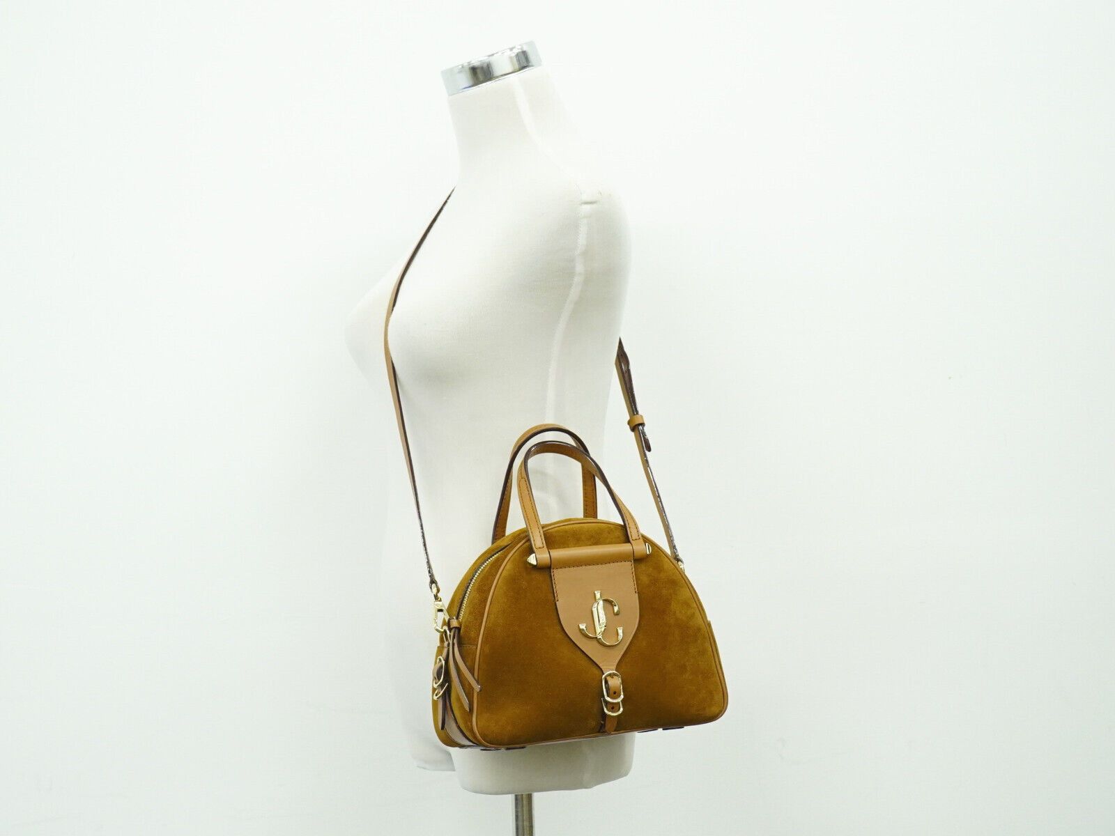 Jimmy Choo Brown Suede Handbag (Pre-Owned) Size ONE SIZE - 16 Thumbnail