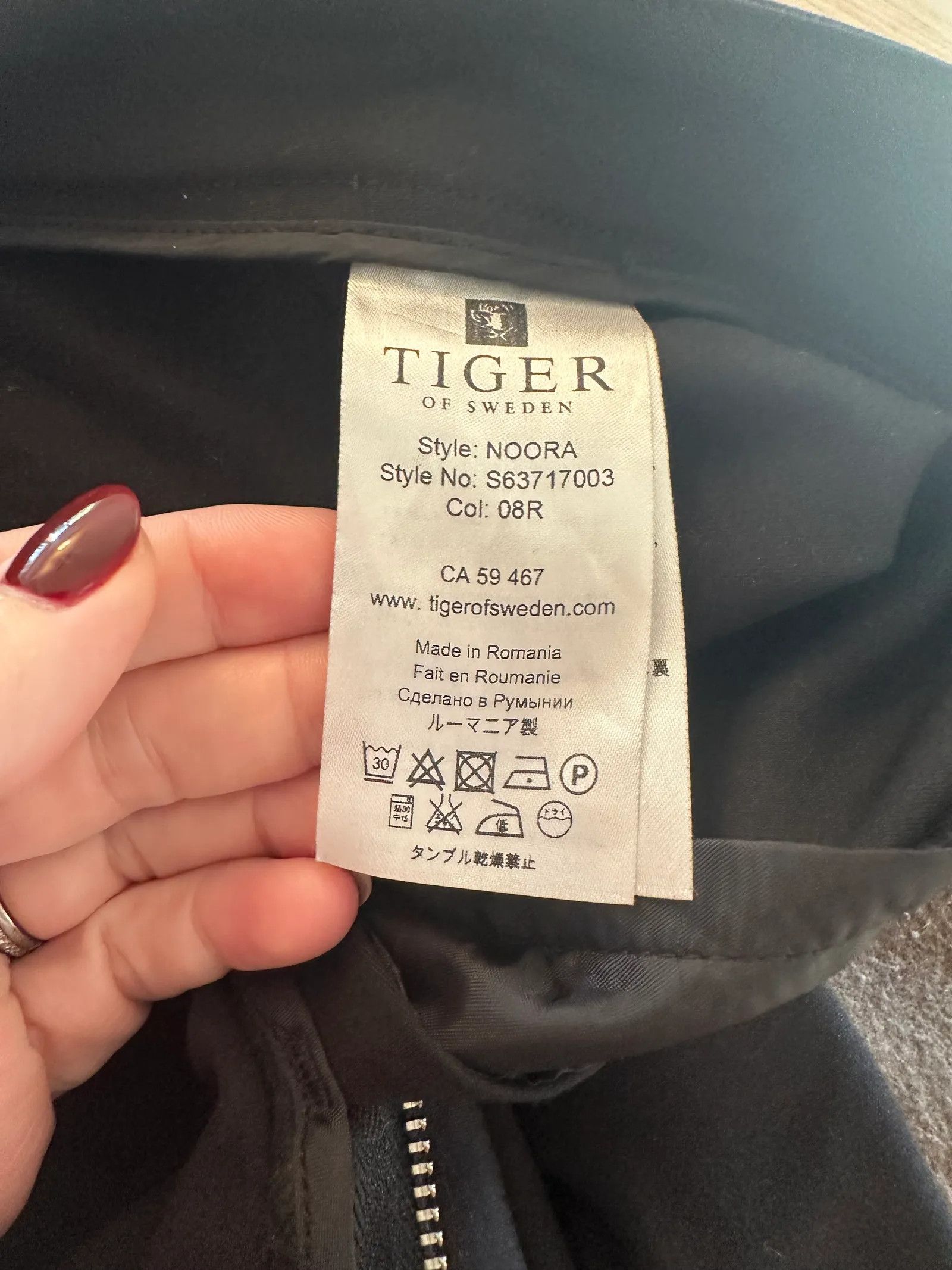 Tiger of Sweden Tiger of Sweden NOORA Pants Size 27" / US 4 / IT 40 - 3 Thumbnail