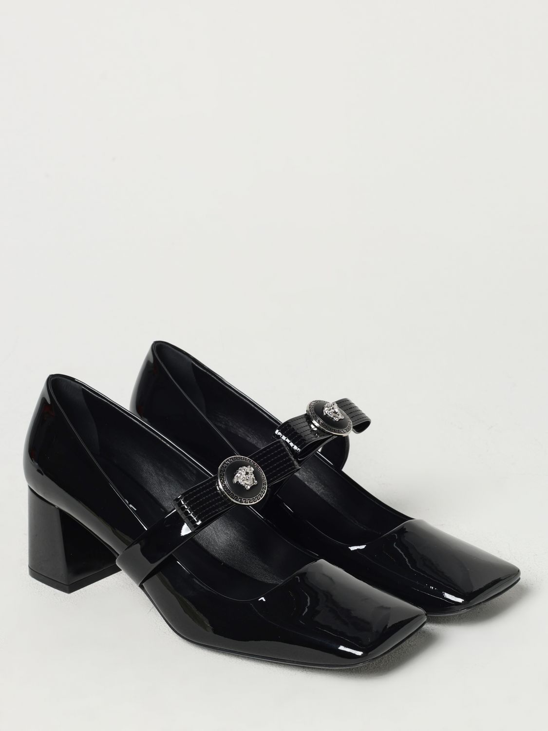 Versace Versace High Heel Shoes Woman Black Size US 11 / IT 41 - 2 Thumbnail