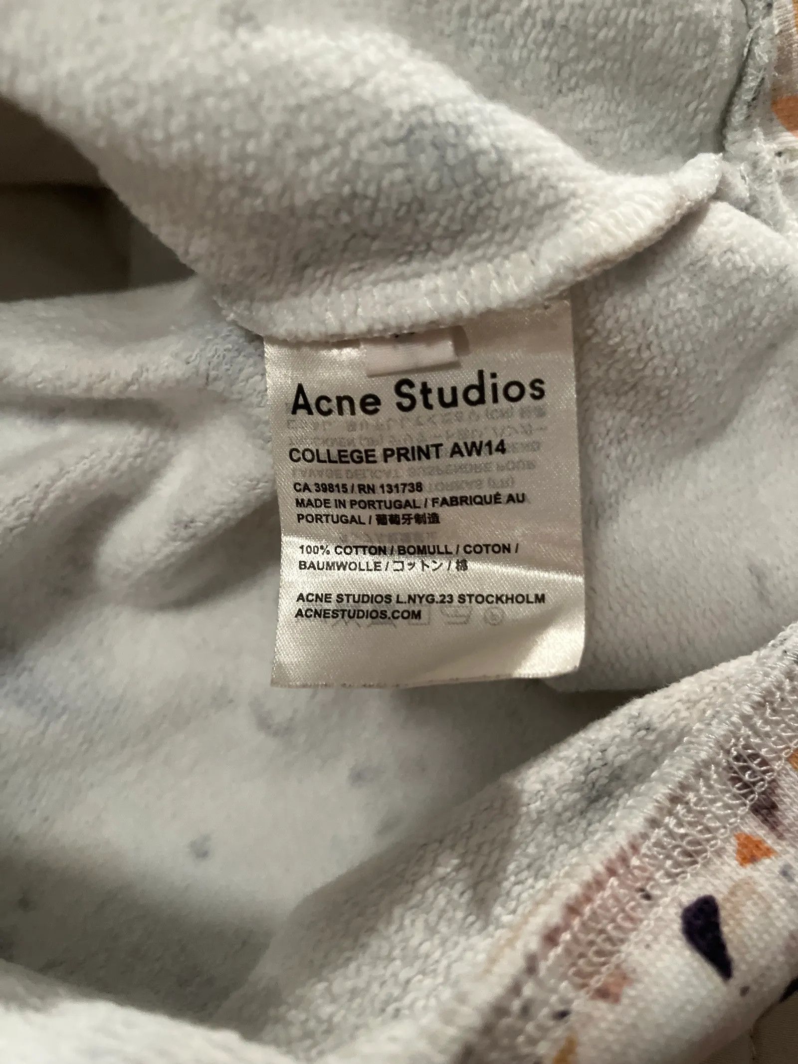 Acne Studios Acne Studios College Print Sweater Size M / US 6-8 / IT 42-44 - 4 Thumbnail