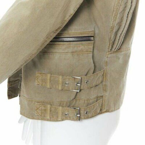 Balmain BALMAIN gridwork asymmetric zip biker jacket Size US L / EU 52-54 / 3 - 9 Thumbnail
