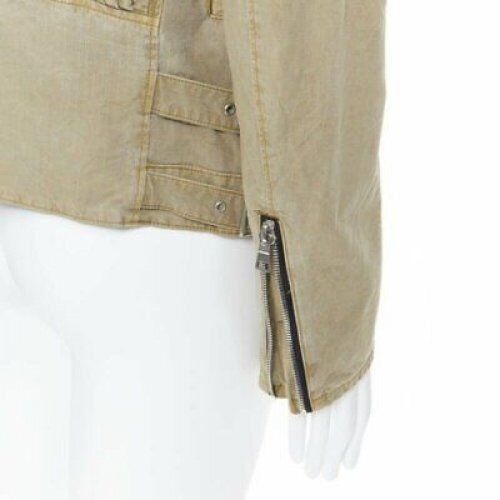 Balmain BALMAIN gridwork asymmetric zip biker jacket Size US L / EU 52-54 / 3 - 8 Thumbnail