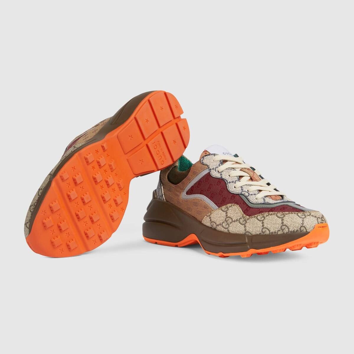 Gucci Gucci GG Rhyton Sneakers SIZE 41 Size ONE SIZE - 3 Thumbnail