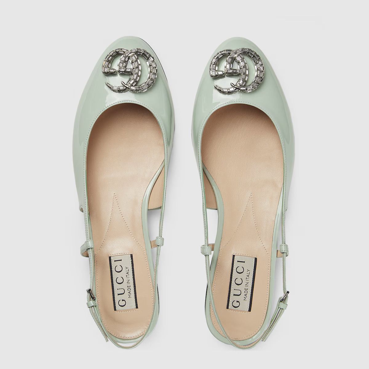 Gucci Gucci Double G Crystal Ballet Flats SIZE 41 Size ONE SIZE - 2 Thumbnail