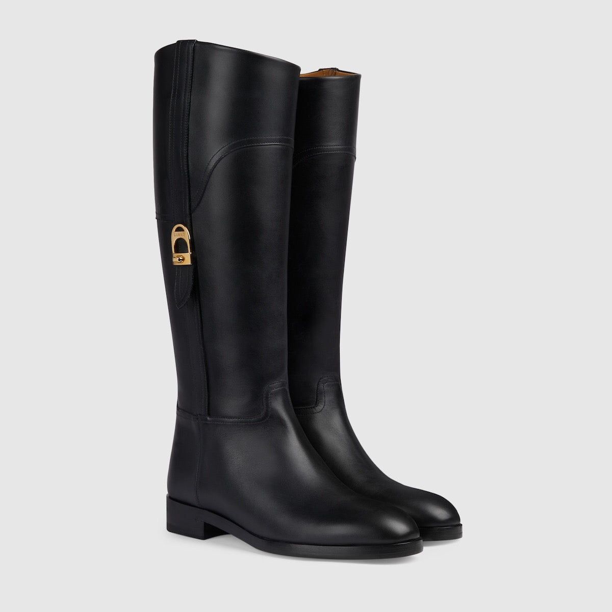 Gucci Gucci Clasp and Lock Knee Boots SIZE 39 Size ONE SIZE - 2 Thumbnail
