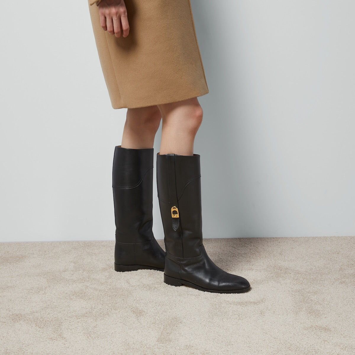 Gucci Gucci Clasp and Lock Knee Boots SIZE 40 Size ONE SIZE - 4 Thumbnail