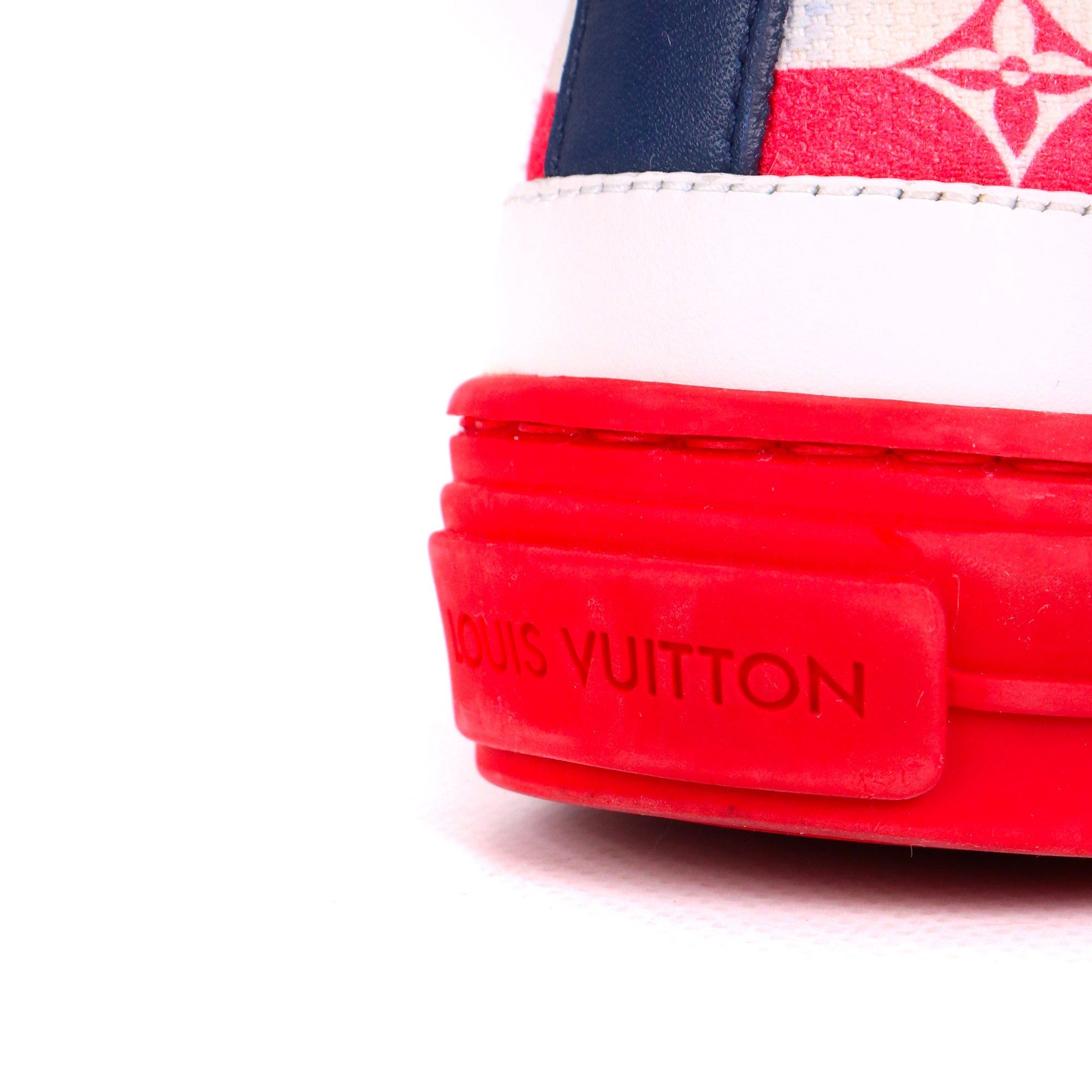 Louis Vuitton LOUIS VUITTON - Stellar Louis Vuitton sneakers in two-tone canvas (T35.5) Size US 4.5 / IT 34.5 - 6 Thumbnail