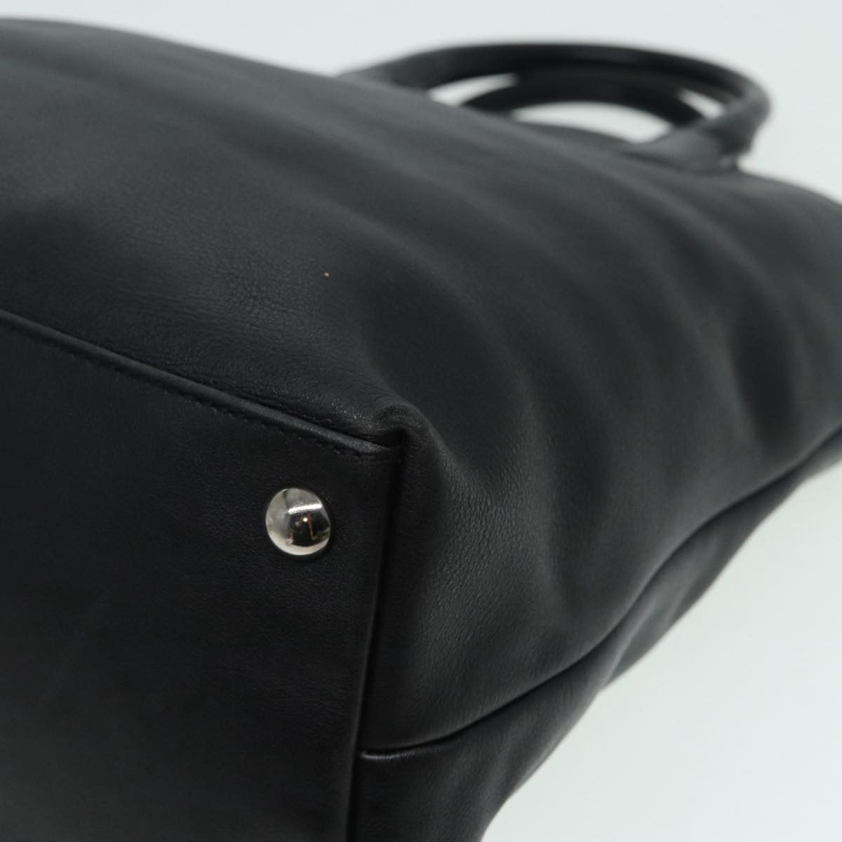 Gucci Black Leather Handbag (Pre-Owned) Size ONE SIZE - 9 Thumbnail