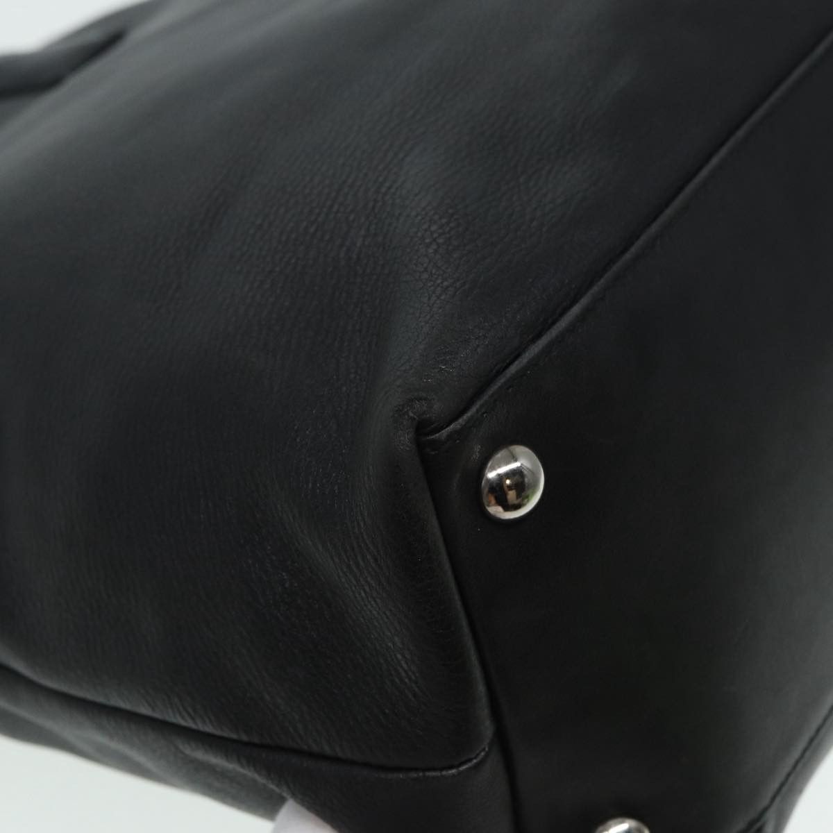 Gucci Black Leather Handbag (Pre-Owned) Size ONE SIZE - 8 Thumbnail