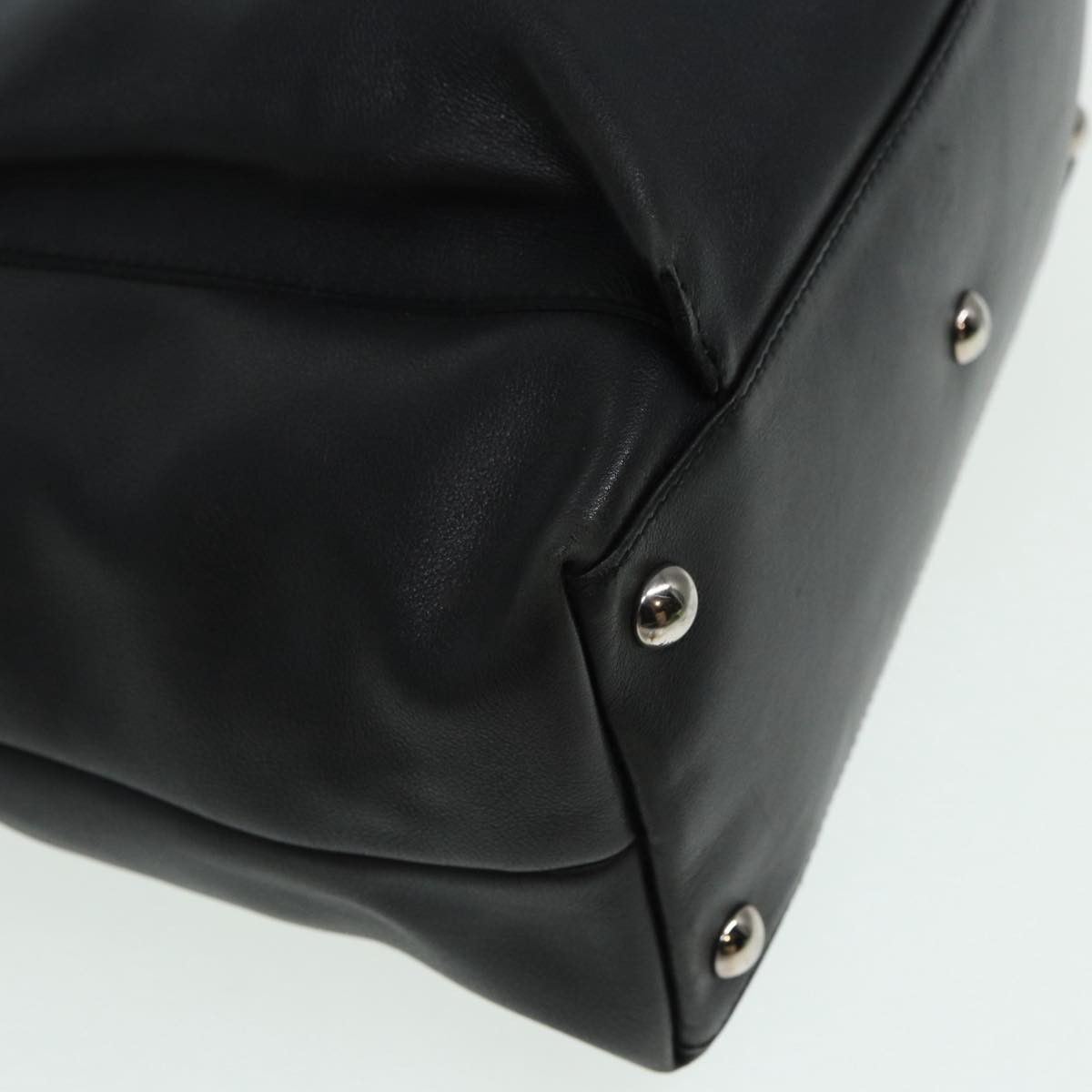Gucci Black Leather Handbag (Pre-Owned) Size ONE SIZE - 6 Thumbnail