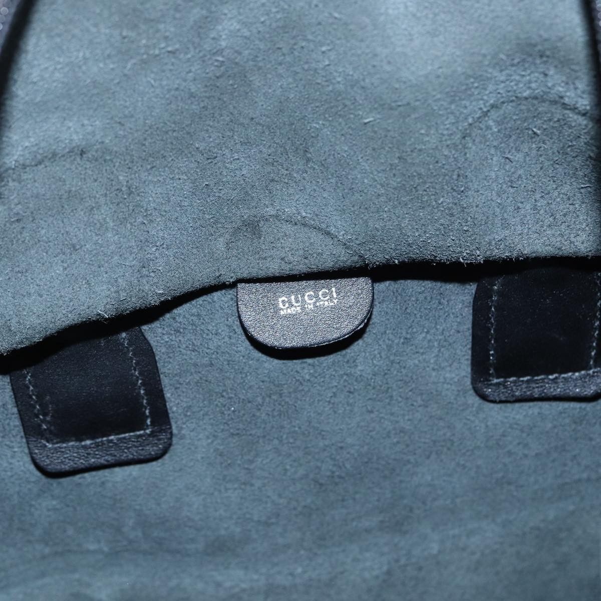 Gucci Black Leather Handbag (Pre-Owned) Size ONE SIZE - 11 Thumbnail