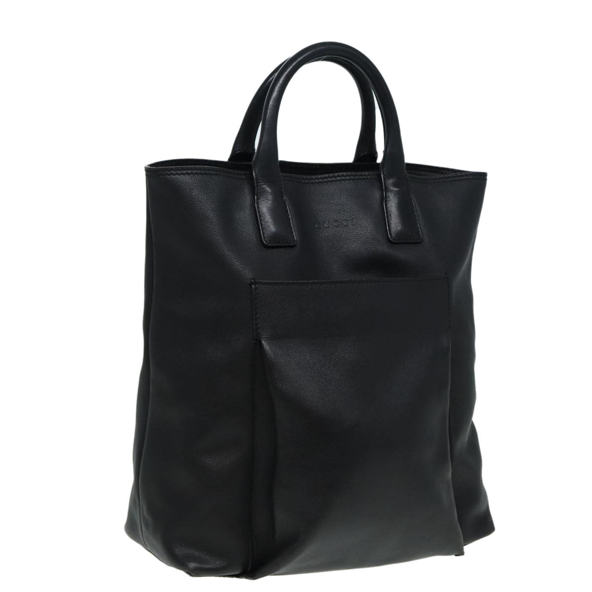 Gucci Black Leather Handbag (Pre-Owned) Size ONE SIZE - 17 Thumbnail