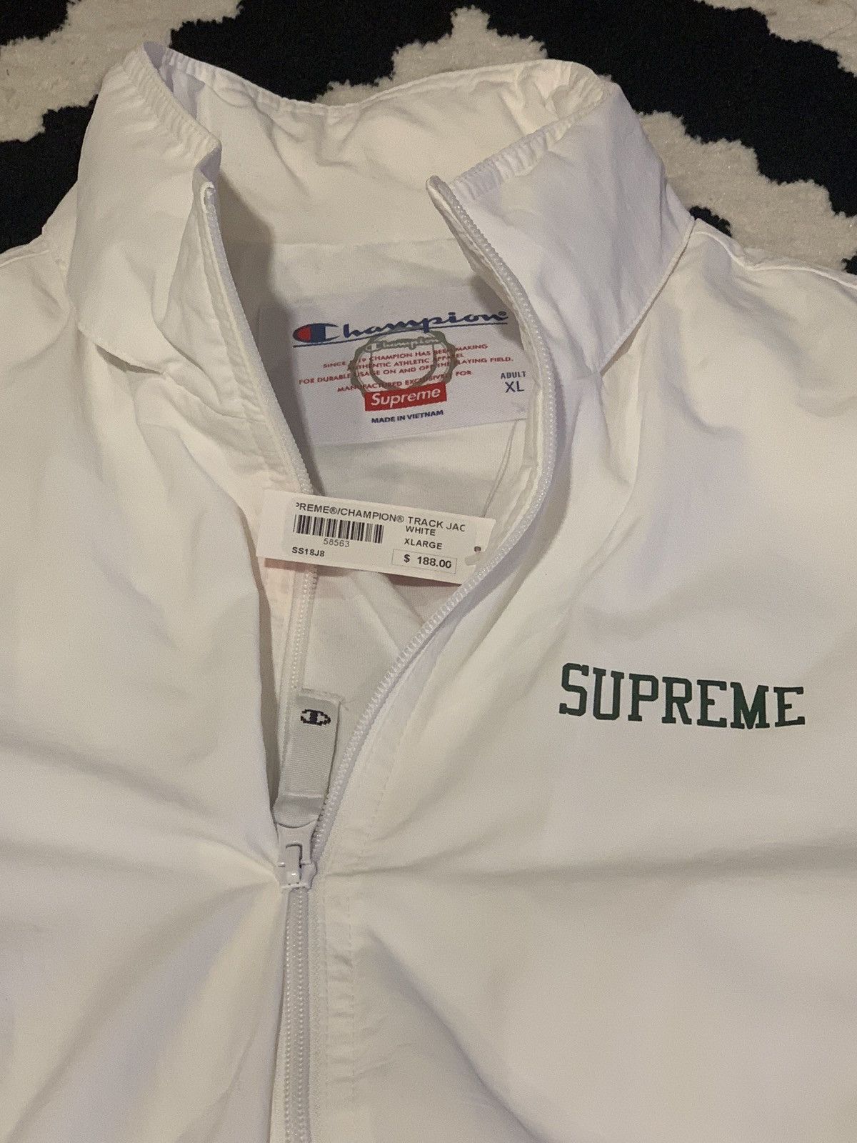 Champion Supreme Track Jacket Grailed